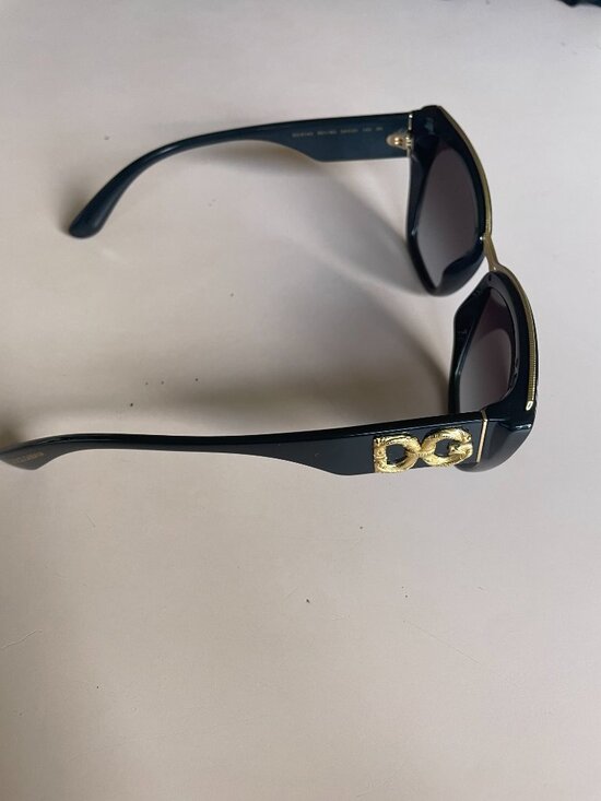 Dolce & Gabbana DG6144 501/8G (Black/Gradient Grey) Sunglasses